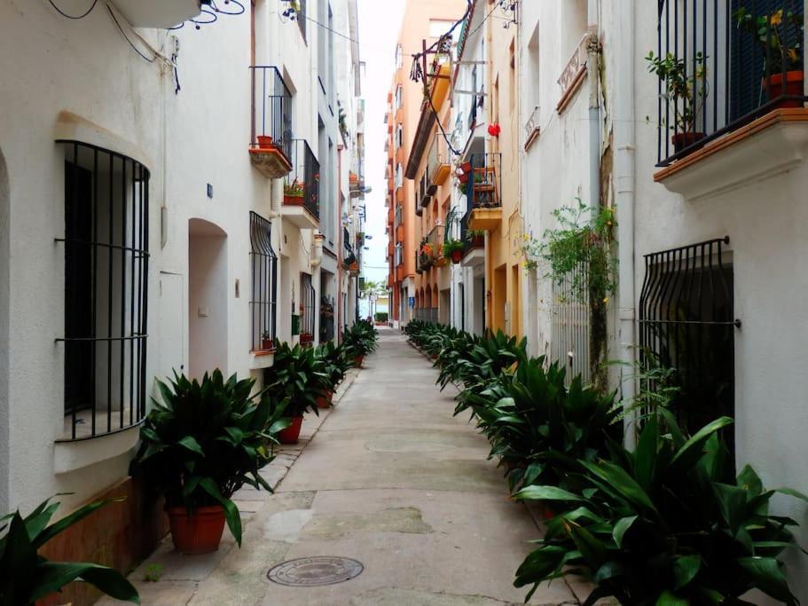 Apartamento Blanes Playa Bagian luar foto