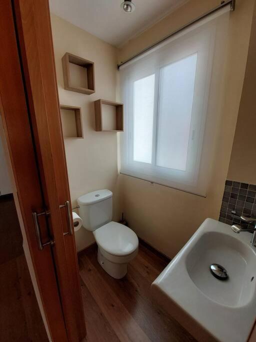 Apartamento Blanes Playa Bagian luar foto